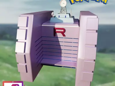Pokemon Team Rocket HQ 3D print model