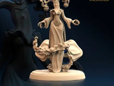 Veil Seer Nude Set x4 3D print model