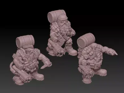 SPACE NANETTI HeavyFlamer Squod  3D print model