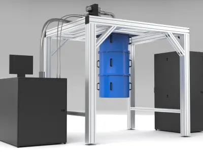 Quantum Computer 3D model