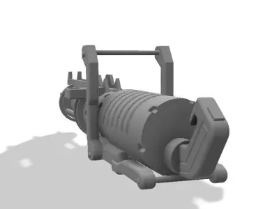 Z-6 Rotary Blaster Cannon - The Clone Wars 3D print model