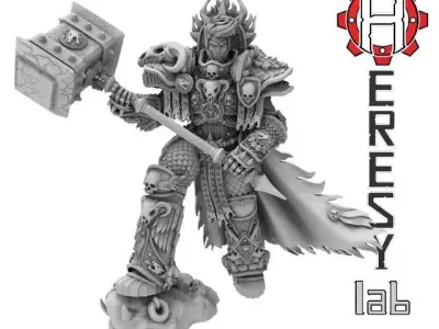 Heresylab - Female Lord of the Dragons 3D print model