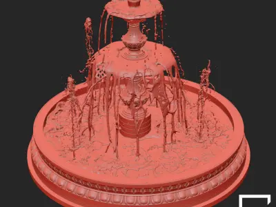 Classic Fountain 3D model