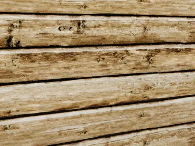 Wood panel 3D 9 3D model