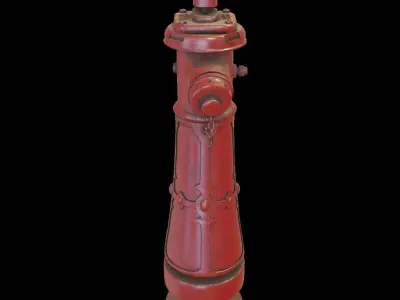 Old Hydrant 3D model