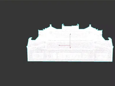Chinese Style - Scene - Chinese Emblem Architecture 6 3D model
