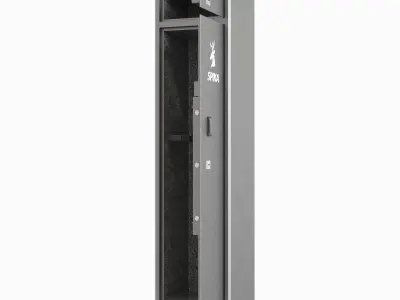 Branded 8 Gun Safe 3 PIN 3D model
