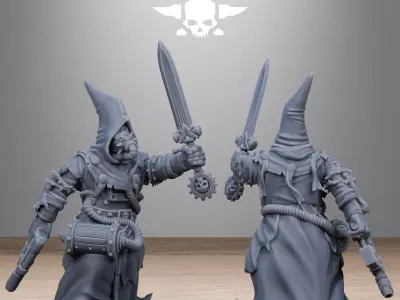 Scavenger Mystics 3D print model
