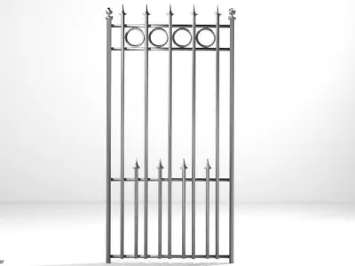 Steel Gate Type 2 3D model