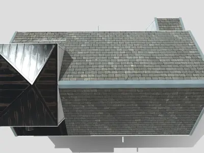Norway House Low-poly 3D model