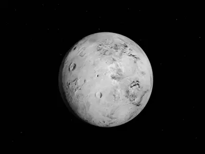 Haumea fictional Low-poly 3D model