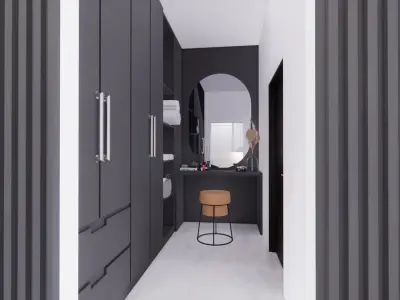 ENSUITE BEDROOM DESIGN 3D model