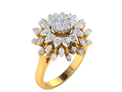  Women Ring Render 3dm STL MTL SLC JCD OBJ FBX Details 3D print model purchase