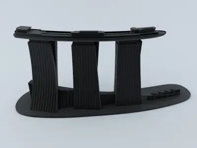 Marina Bay Sand 3D Model 3D print model