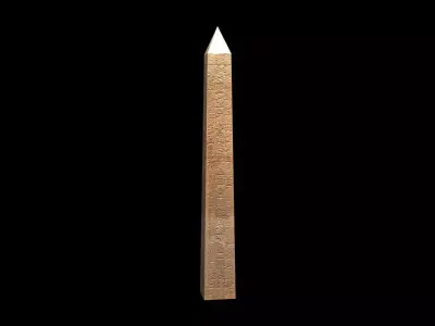 Egyptian Obelsik Low-poly 3D model