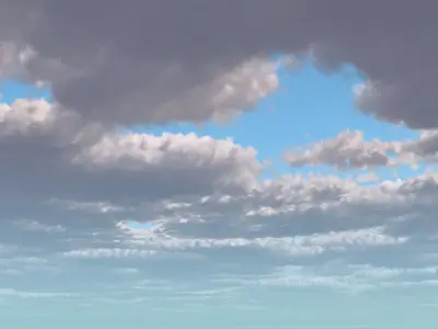 Sunny Cloudy Sky 3D model