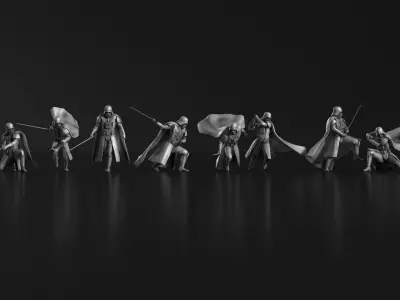 Darth Vader Figure Set 02 3D print model