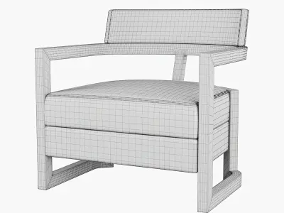 Tao lounge chair 3D model