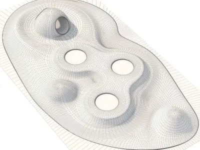 Kids Playground Blob 3D model