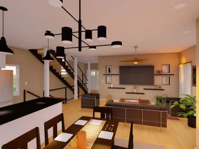 Single Family Home 3D model purchase
