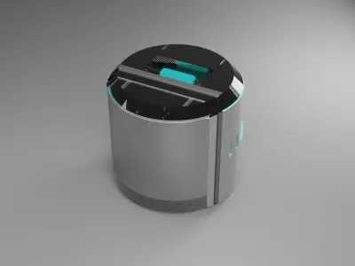Modern Sci-Fi Laboratory Machine 3D model