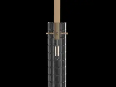 Preciosa Geometric Pendant Light 3D model