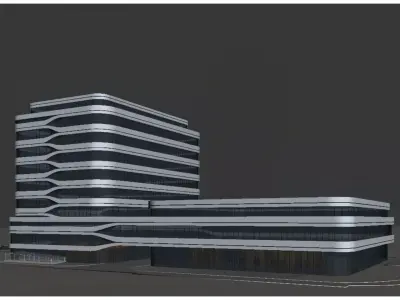 Urban Office Space 3D model