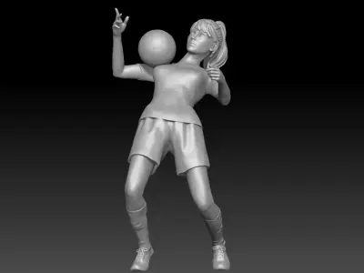 fifa street player women 3 3D print model