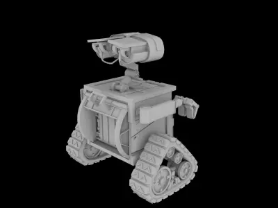 Wall-E 3d model wall e robot 3D model
