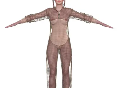 Free Raindeer PJ Free low-poly 3D model