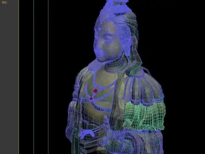 Game Model - Buddha statue of Buddha Kasai 3D model