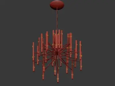 Stunning Artistic Chandelier 3D model