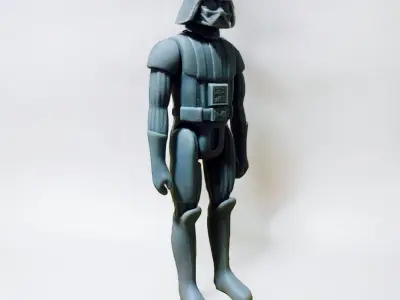 Darth Vader Star Wars vintage toy kenner 3D print model