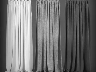 Curtain 3D model 51 3D model