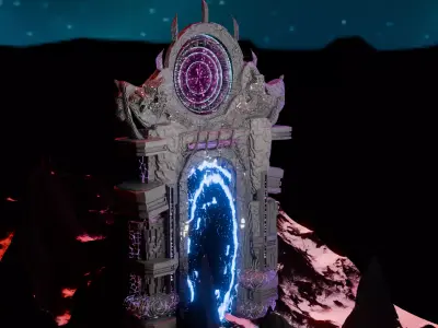 portal futuristic design  3D model