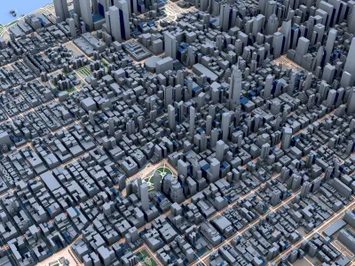 New York - Manhattan 3D model