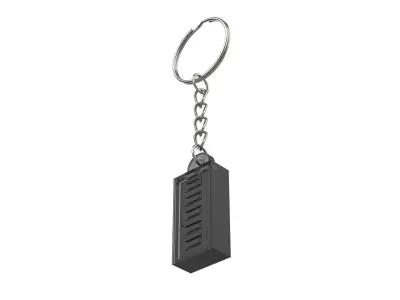 Keychain - Spooky Door - It - Printable 3d model - STL files 3D print model