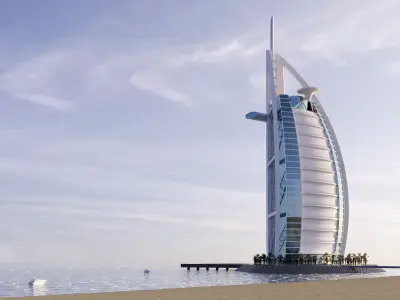 Burj Al Arab - Exterior 3D model