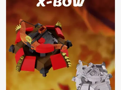 X Bow 3D model