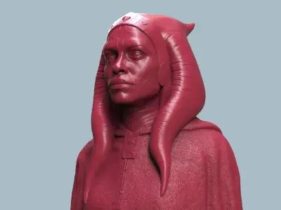 Ahsoka Tano Rosario Dawson 3D print model