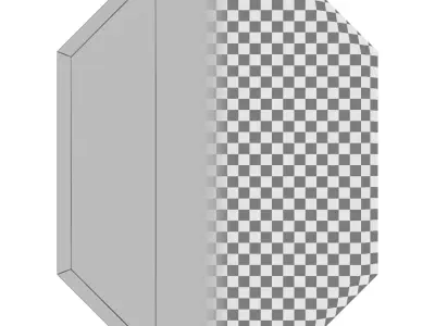 Accent Wall Mirror BRYS2280 3D model