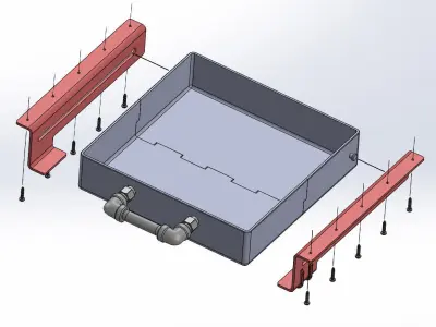 Light Utility - Storage Drawer - 3D Print Files 3D print model