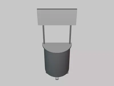 Display Stand - Geometry Only No Textures No Materials 3D model