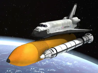 NASA Discovery Space shuttle 3D model