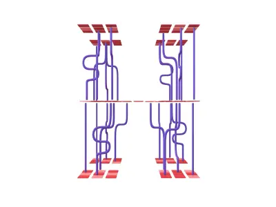 AI Generative Network Icon v1 002 Low-poly 3D model