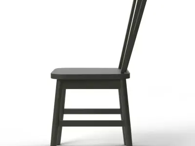 Shore Olive Kids Play Chair Low-poly 3D model