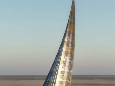 Blade tower 3D model