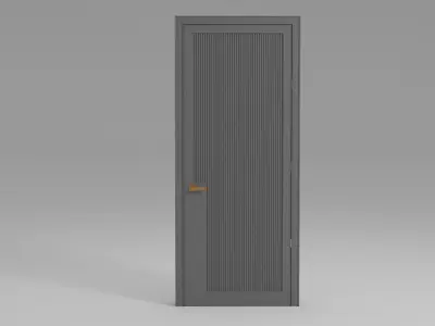 Modern Door 3D model 2