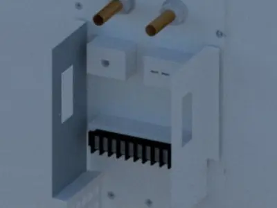 RF Shield cabinet 800x1000x2200mm 3D model