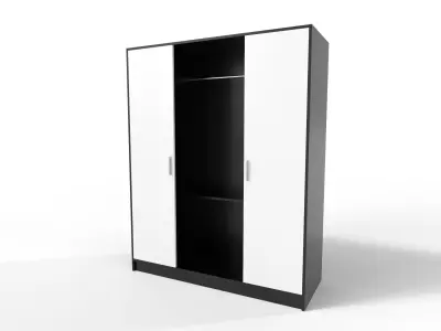 Furniture Armoires Modern Low-poly 3D model